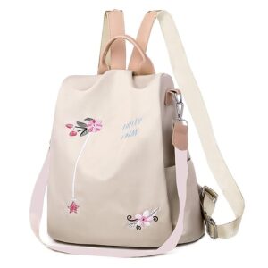 IRMAO 2021 New Flower Embroidered Artistic National Style Oxford Small Capacity Women's Bag Generation Backpack